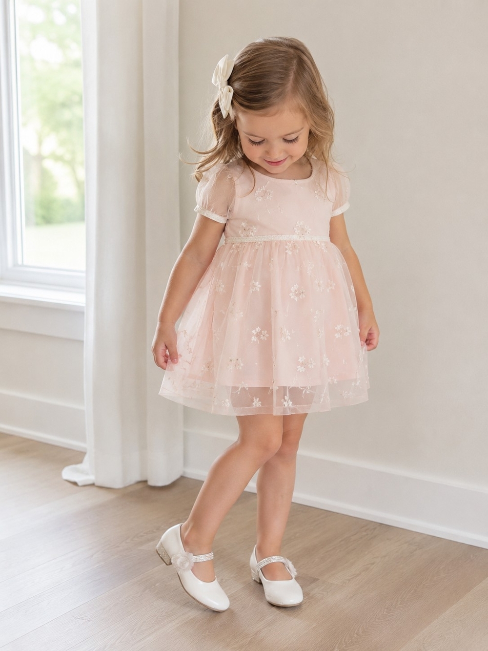 Girly white Fancy  Shoes By Kelly And Katie